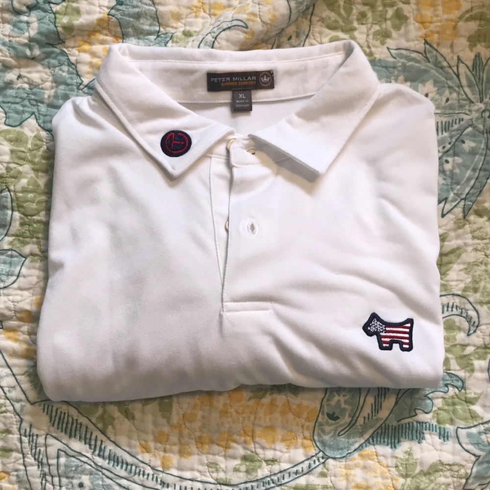 Peter Millar - Scotty Cameron - XL Polo - White